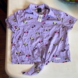 Disney Her Universe XS Disney Ears button up